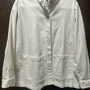 Eileen Fisher Cream Utility Jacket